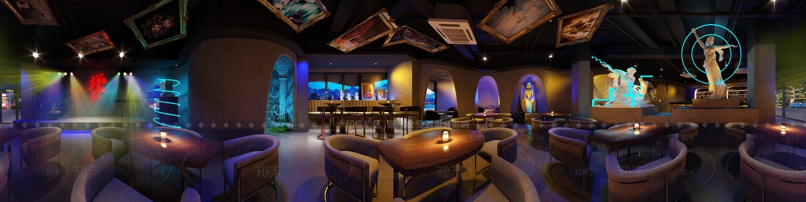 现代酒吧3D模型下载【ID:1189724224】