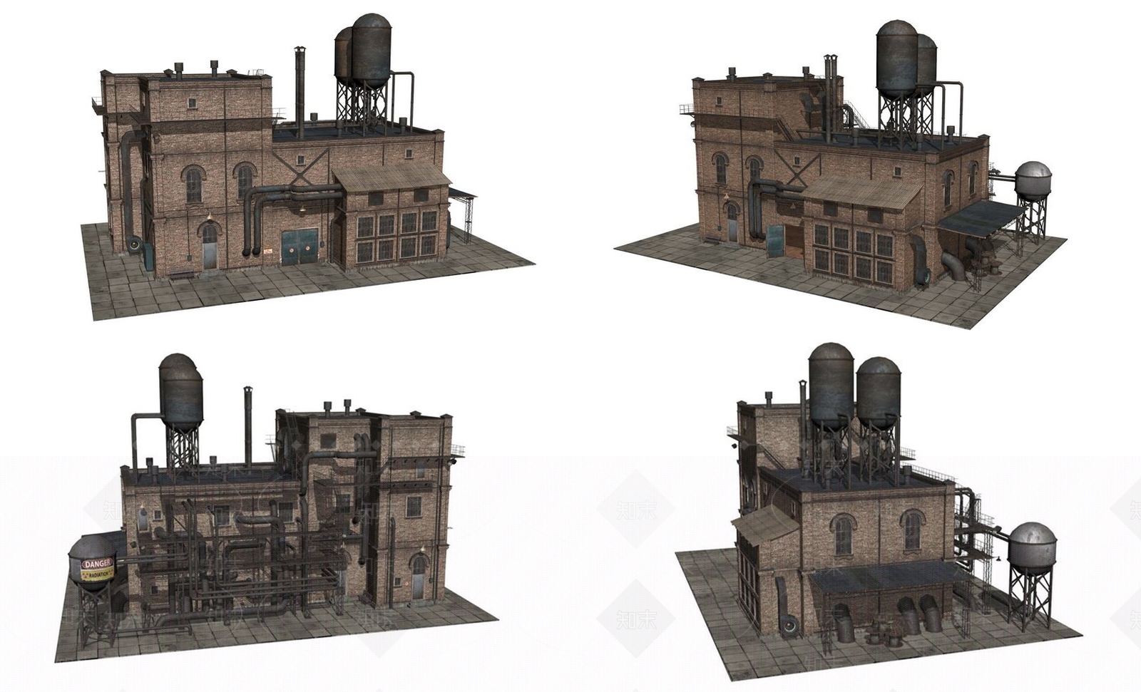 现代艺术风格建筑3D模型下载【ID:1189727572】