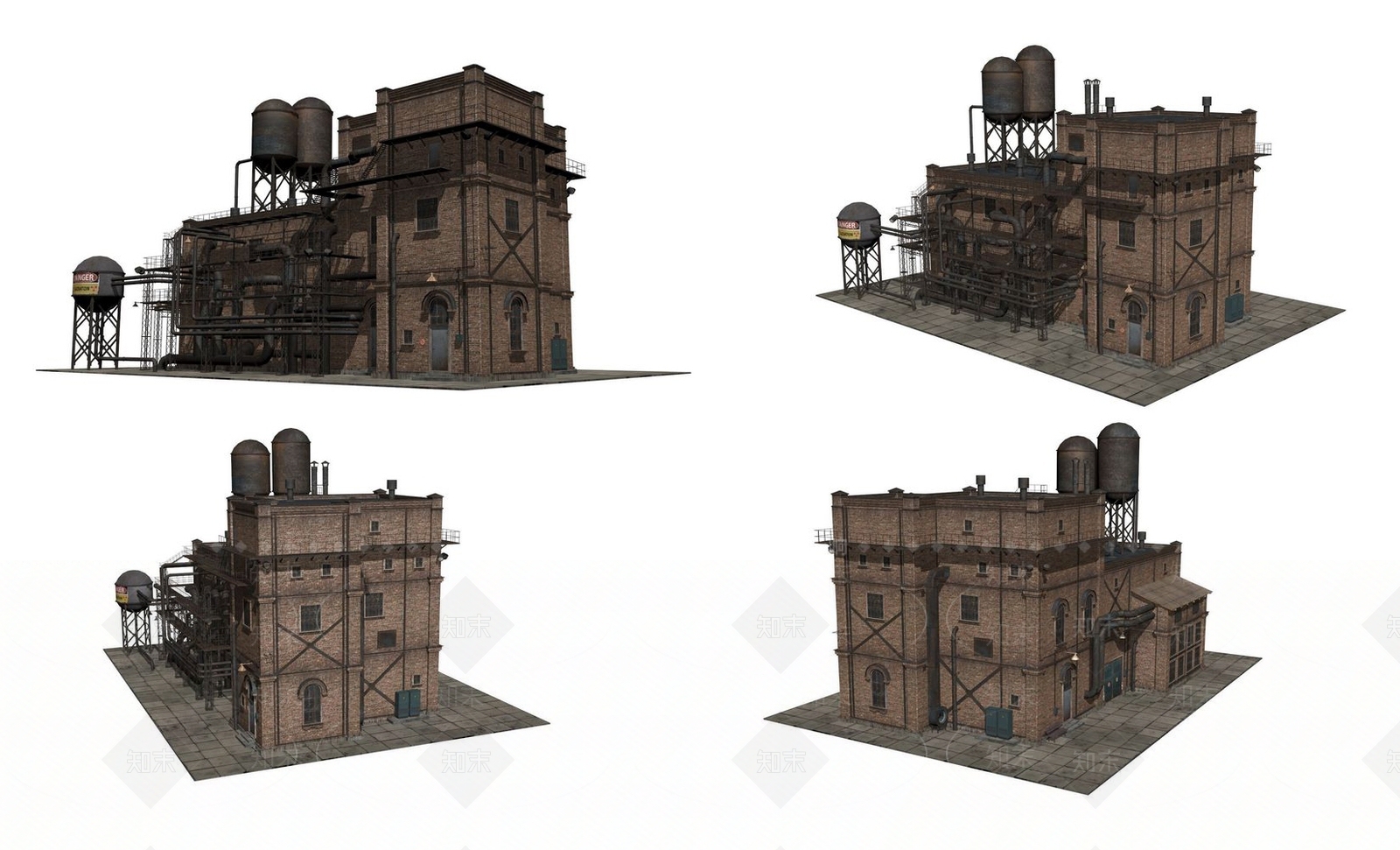 现代艺术风格建筑3D模型下载【ID:1189727572】