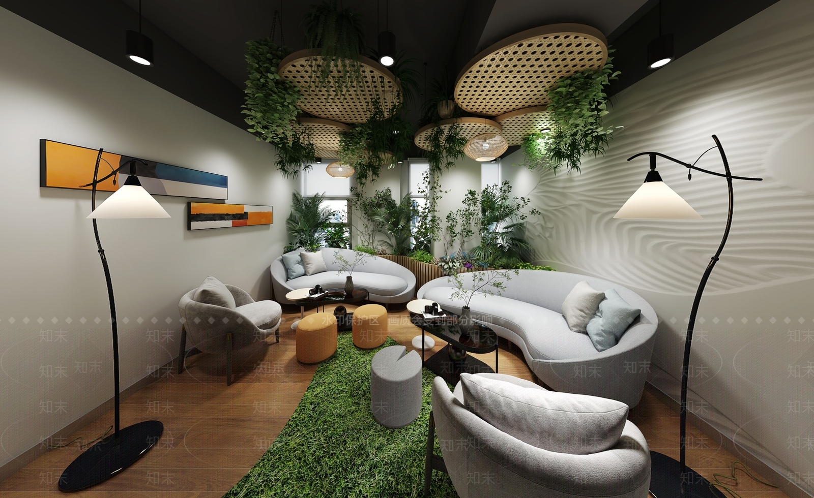 绿植墙3D模型下载【ID:1189728496】