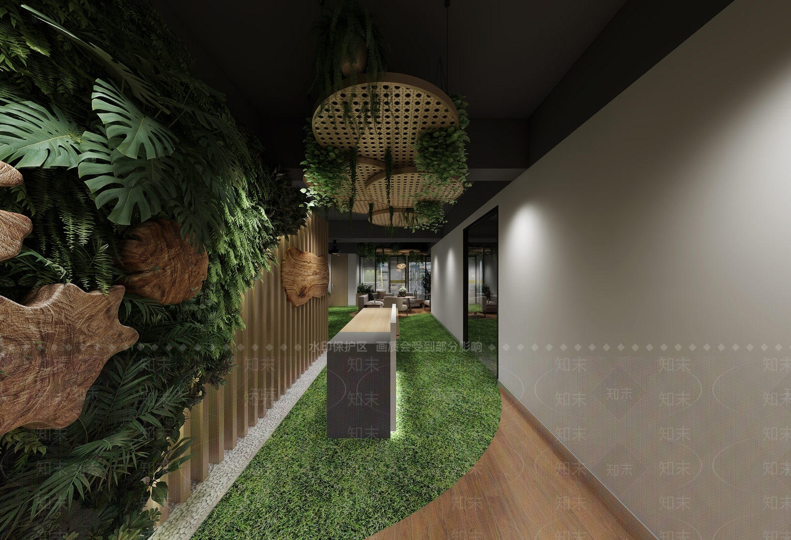 绿植墙3D模型下载【ID:1189728496】