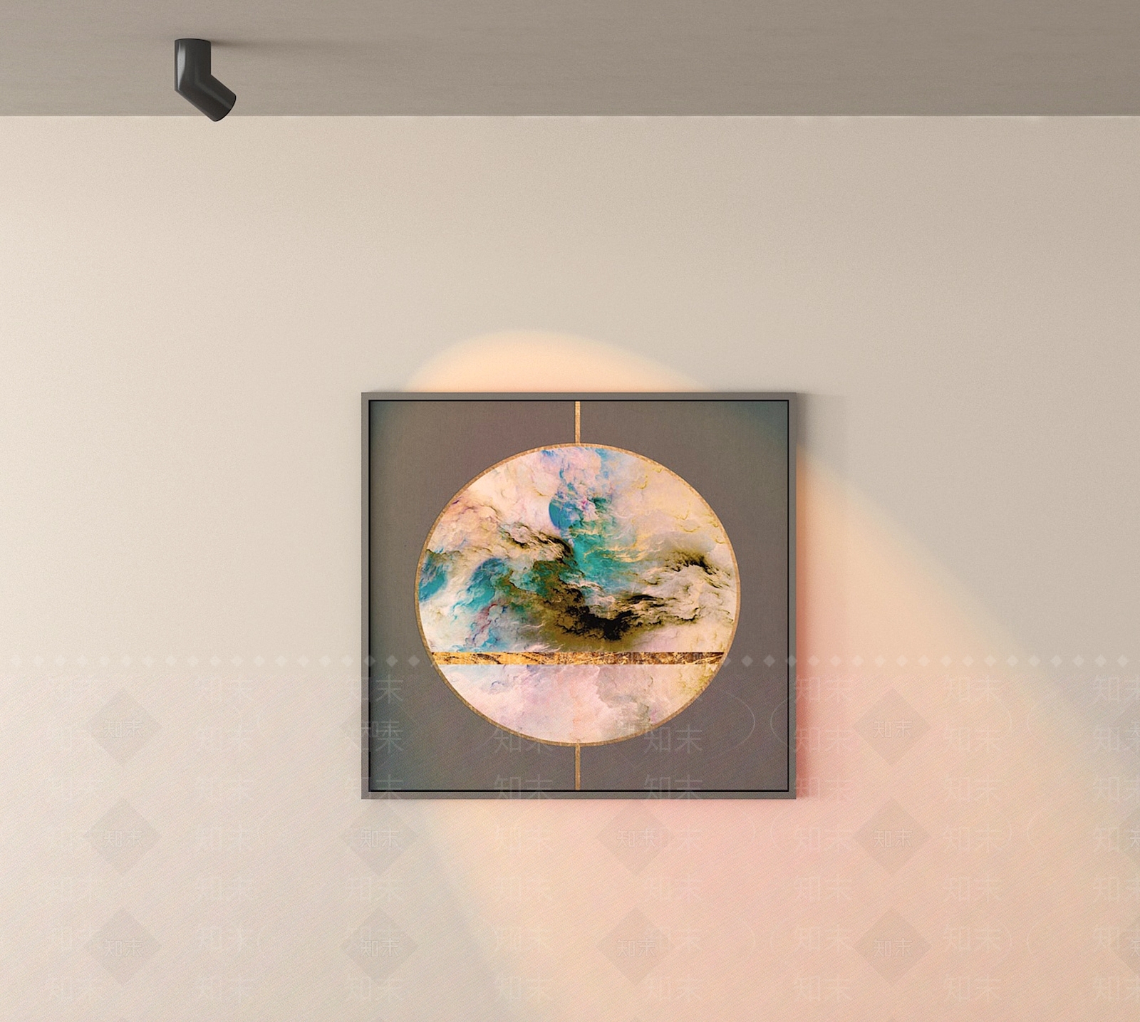 现代筒灯射灯组合3D模型下载【ID:1189729145】