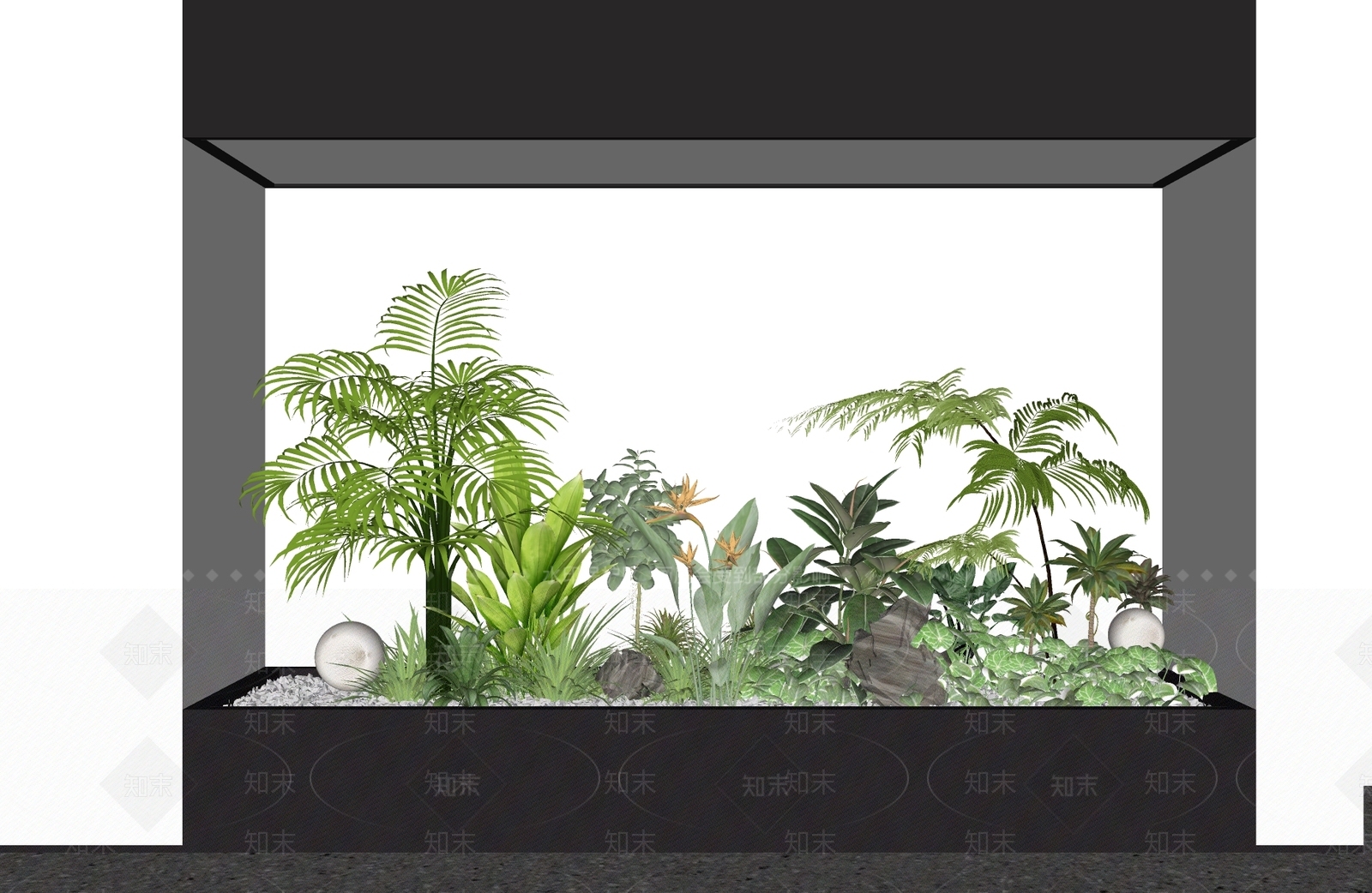 植物组合SU模型下载【ID:1189730059】