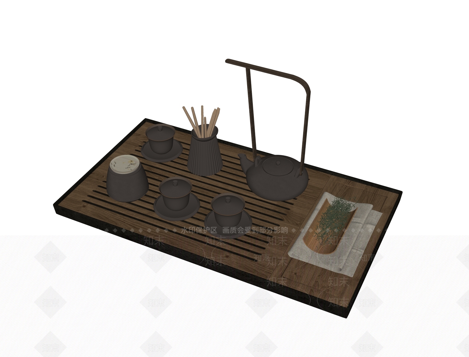 茶具SU模型下载【ID:1189733719】