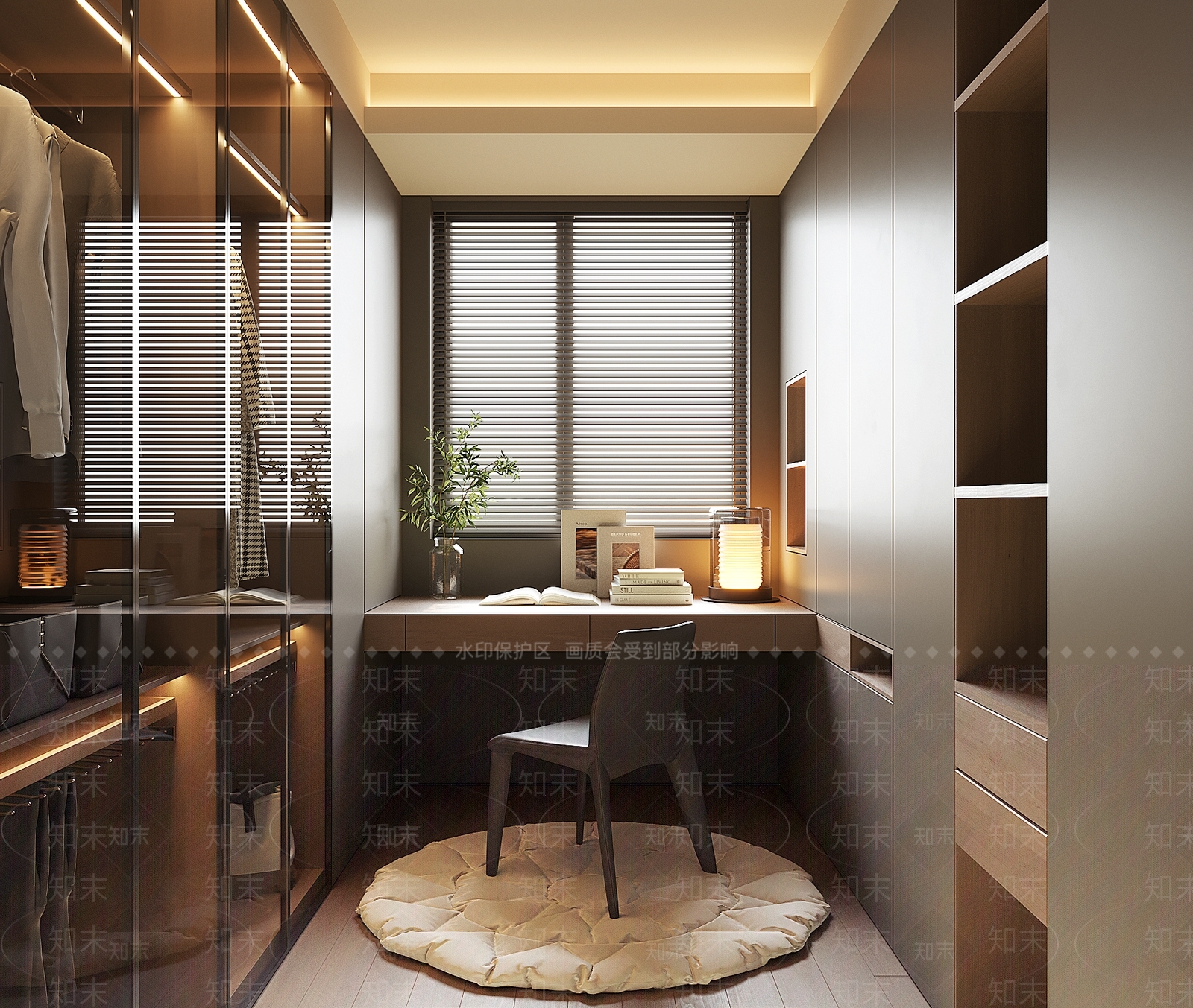 现代衣帽间SU模型下载【ID:1189734162】