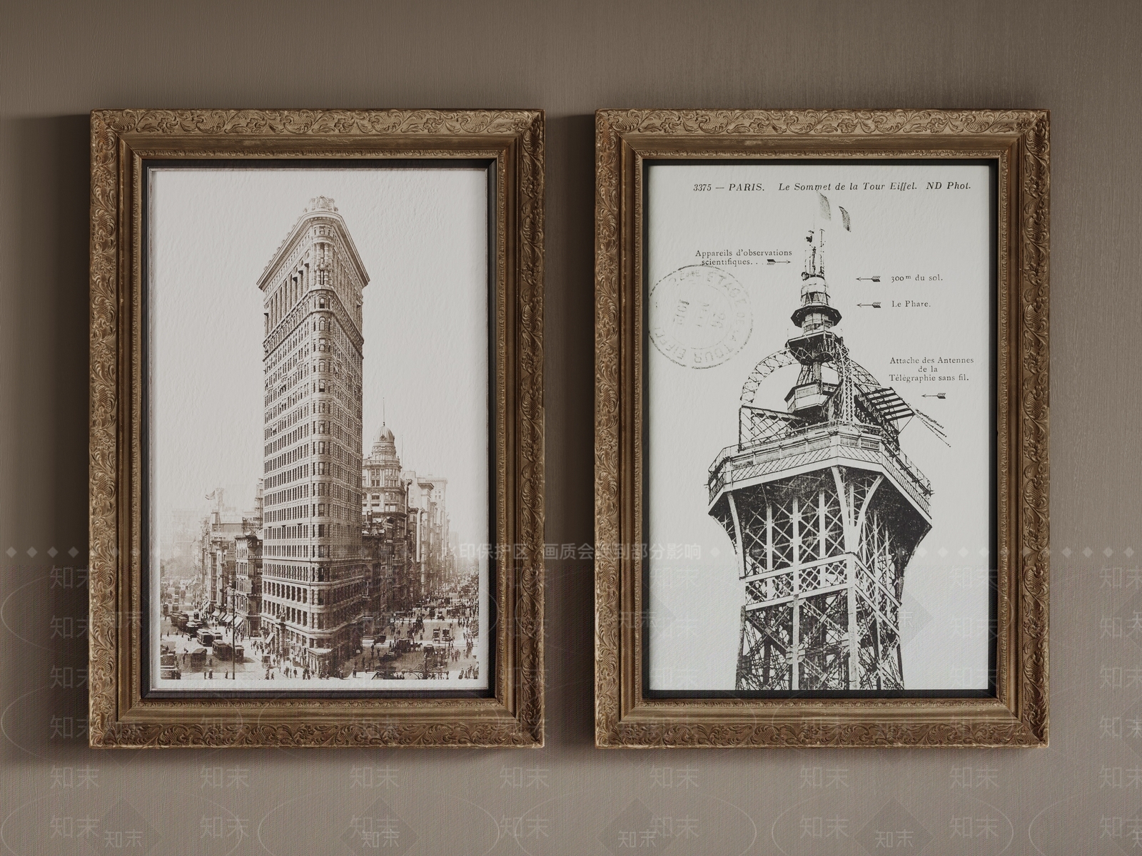 法式欧式挂画SU模型下载【ID:1189735122】