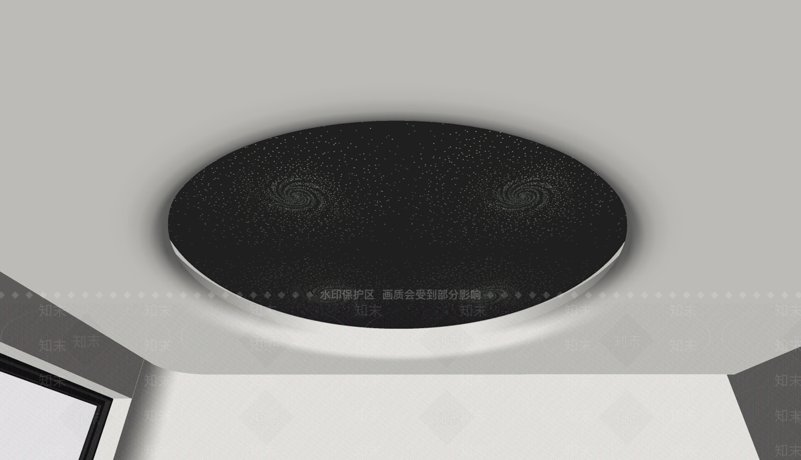 现代吊顶SU模型下载【ID:1189737699】