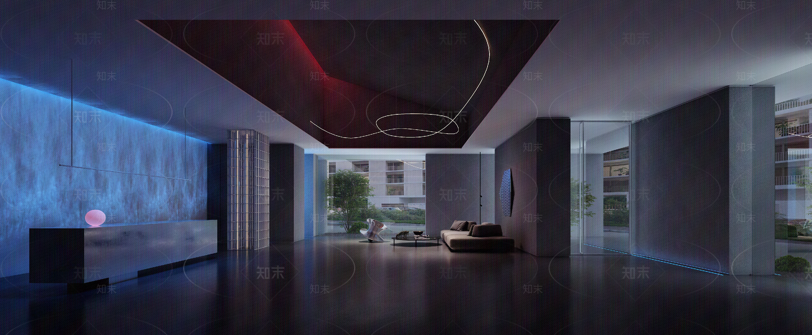 现代酒店贴图下载【ID:1189738691】