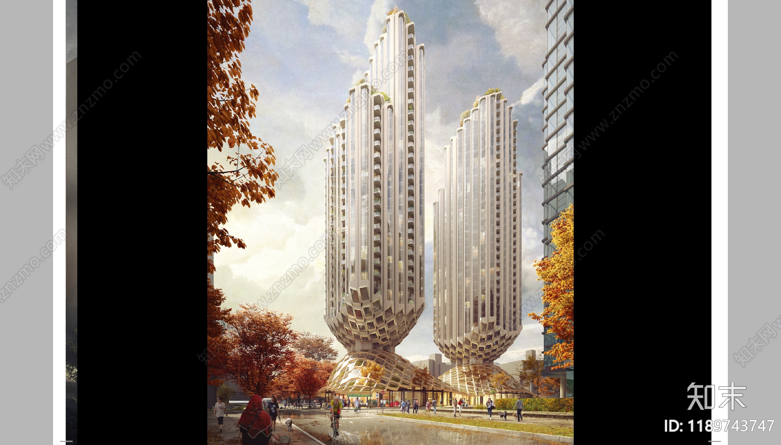 现代商业综合体建筑下载【ID:1189743747】