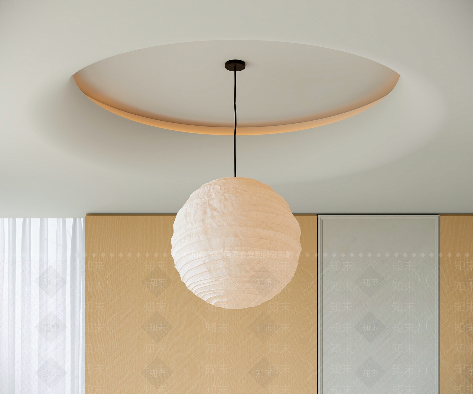 中古日式餐厅吊灯3D模型下载【ID:1189750421】