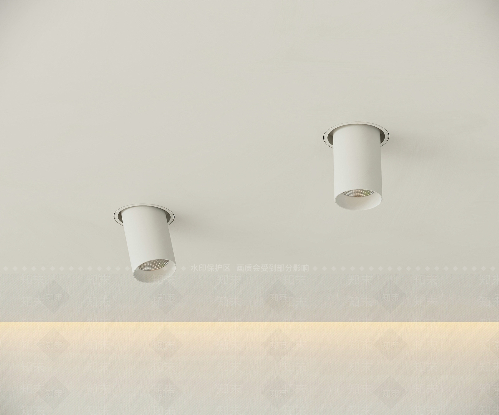 现代极简射灯3D模型下载【ID:1189750464】