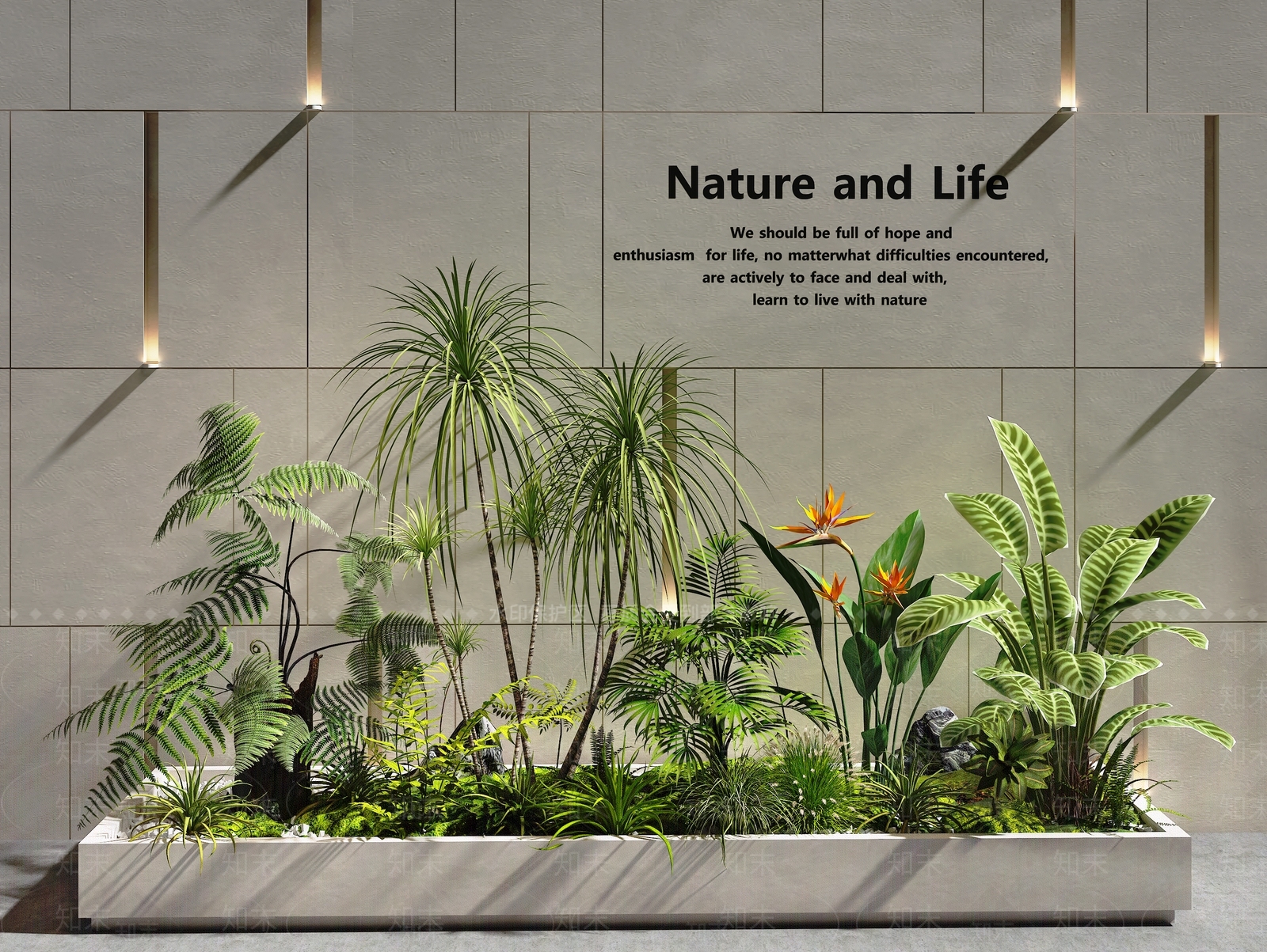 植物堆3D模型下载【ID:1189750593】