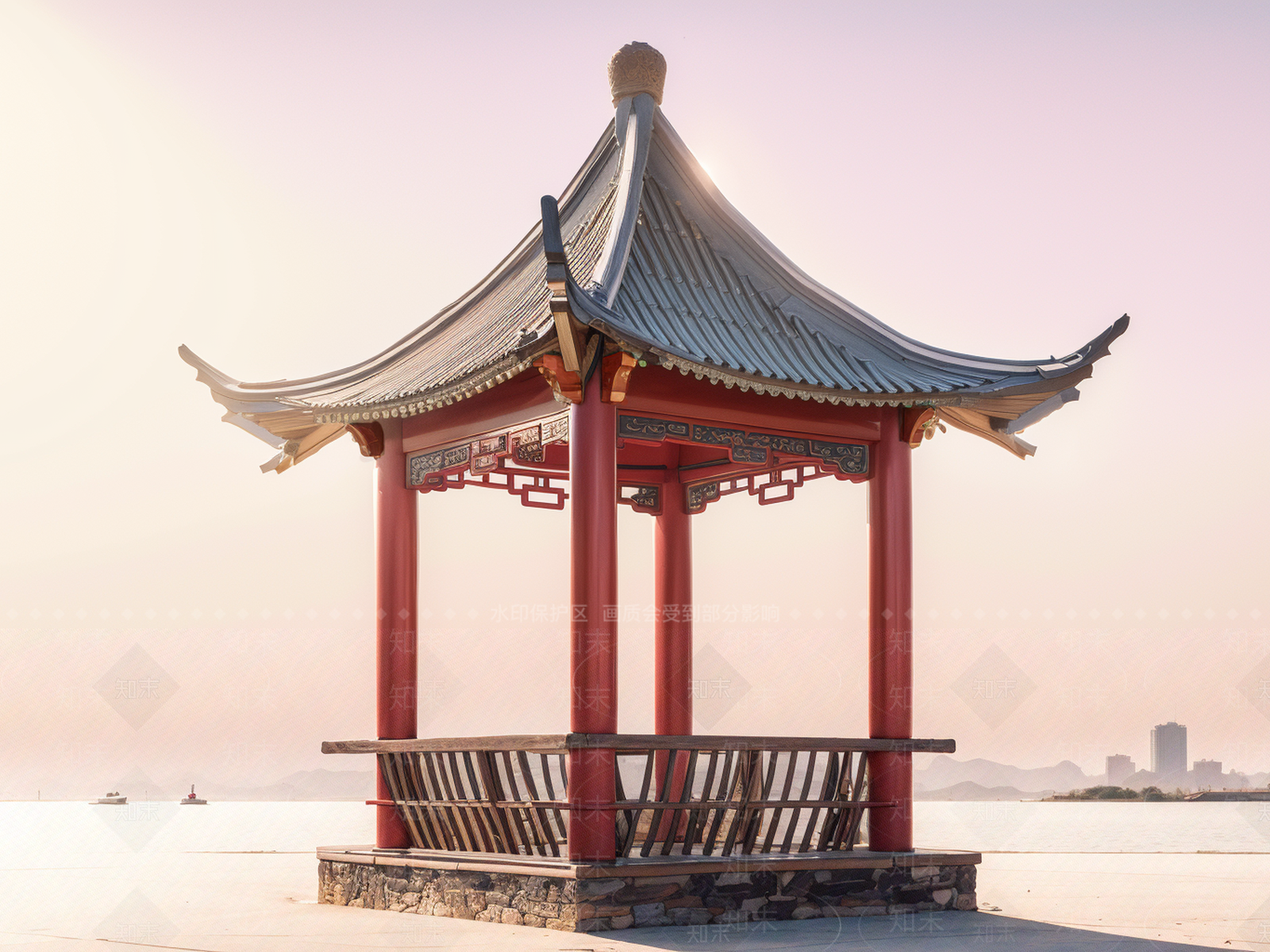 中式古建筑SU模型下载【ID:1189751645】