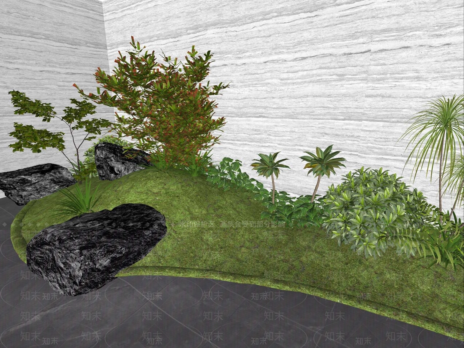 植物组合SU模型下载【ID:1189753325】