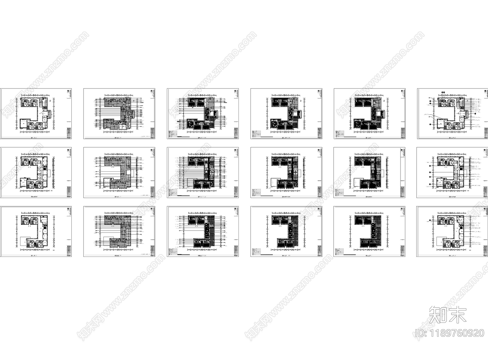 现代幼儿园cad施工图下载【ID:1189760920】