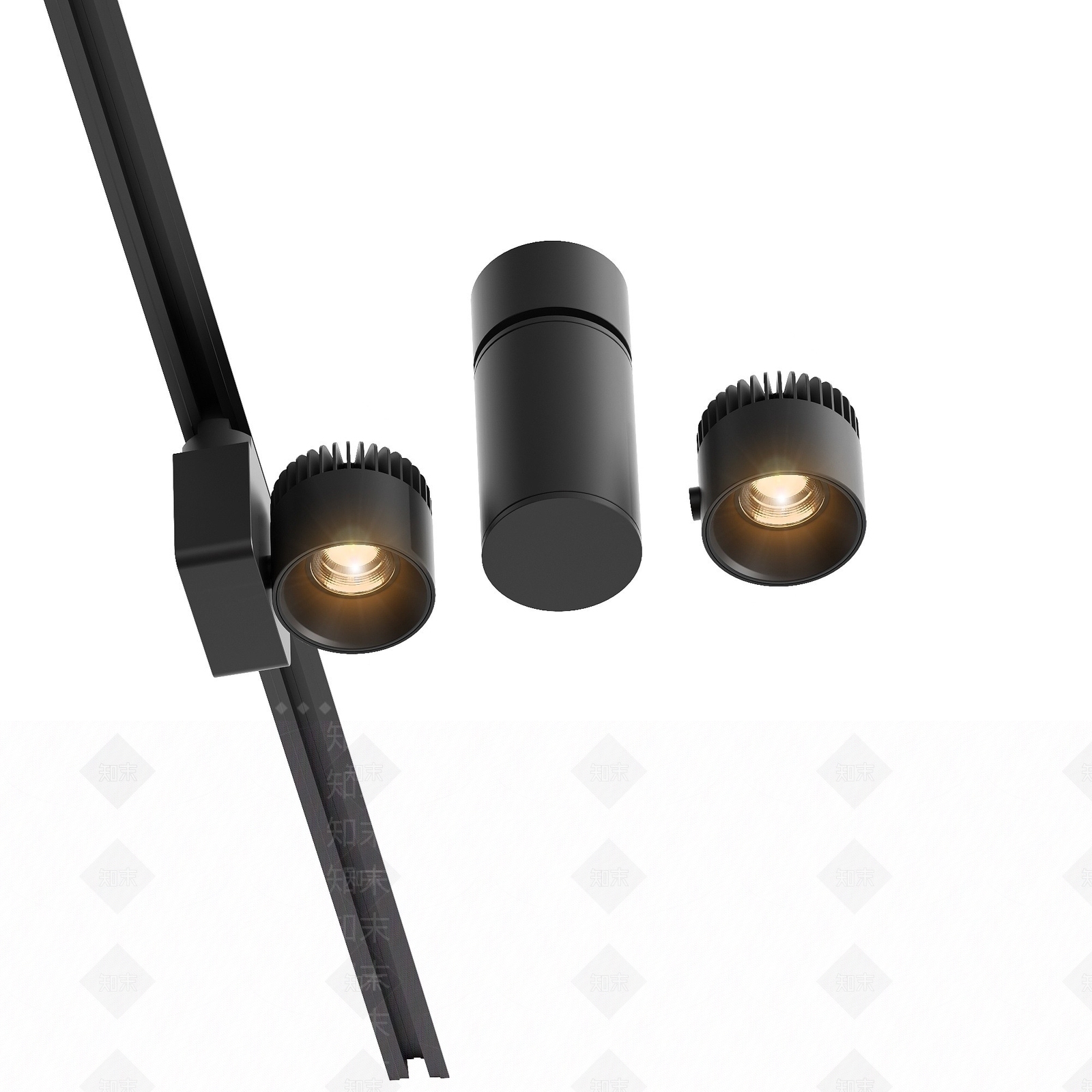 现代射灯3D模型下载【ID:1189870354】