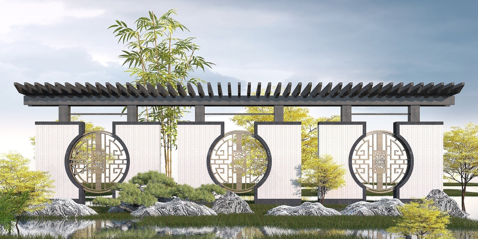 现代其他景观小品3D模型下载【ID:1189763406】