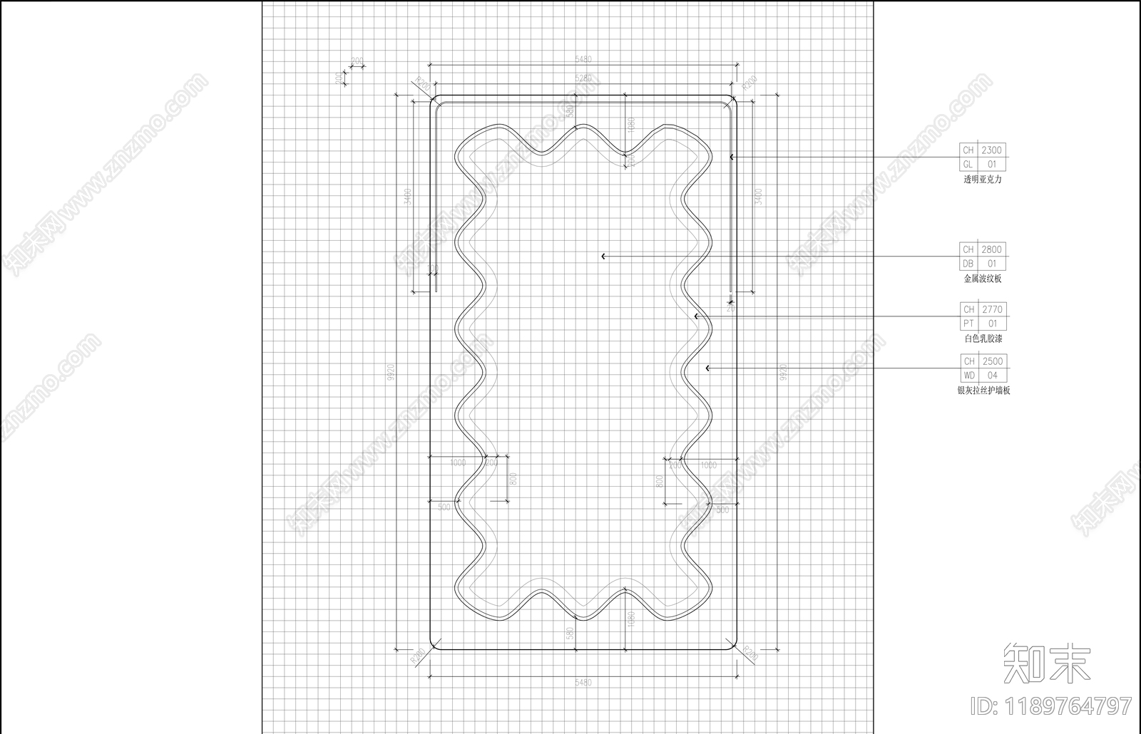 现代台球厅cad施工图下载【ID:1189764797】