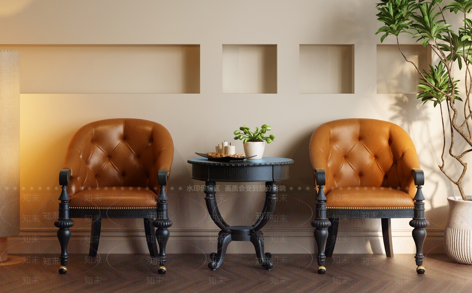 美式欧式单人沙发SU模型下载【ID:1189769971】