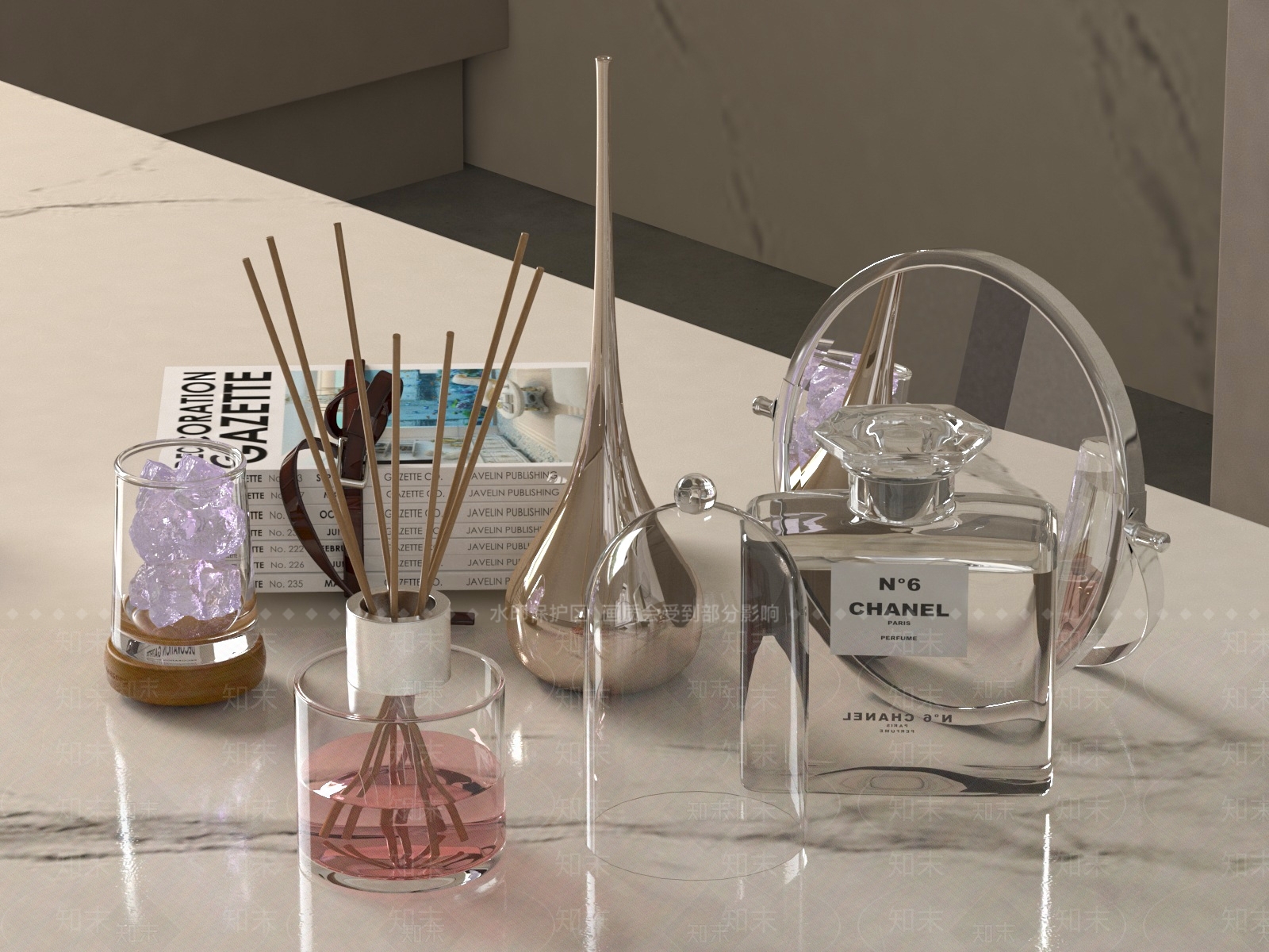 洗浴用品3D模型下载【ID:1189772074】