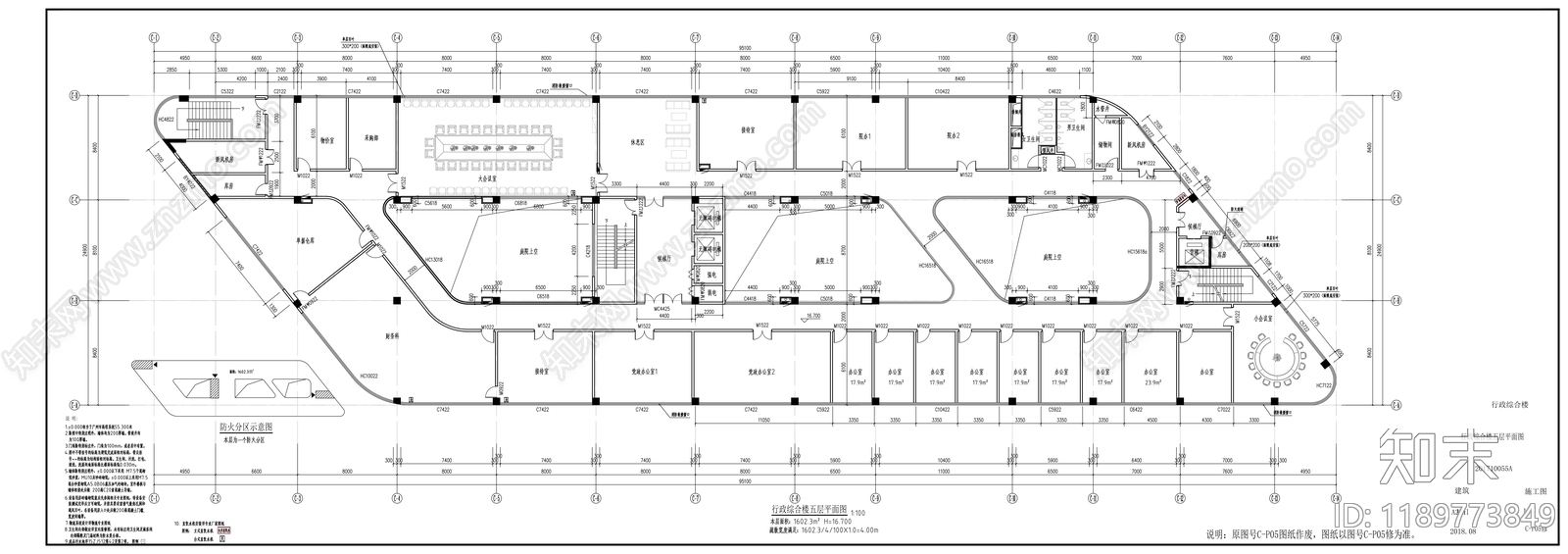 现代医院建筑cad施工图下载【ID:1189773849】