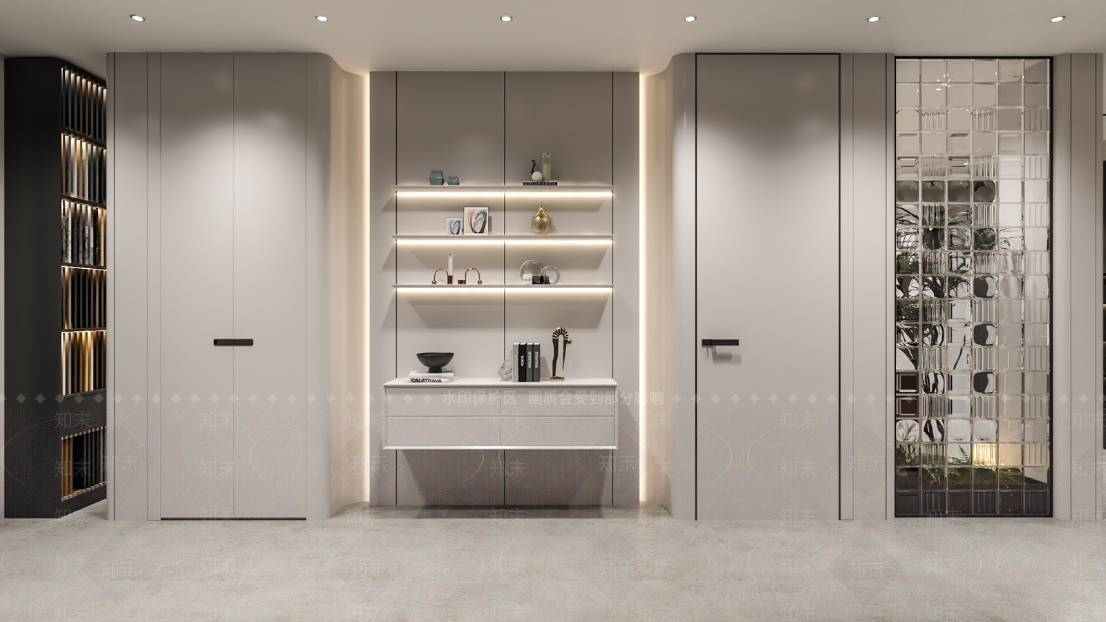 现代极简家居专卖店3D模型下载【ID:1189774427】