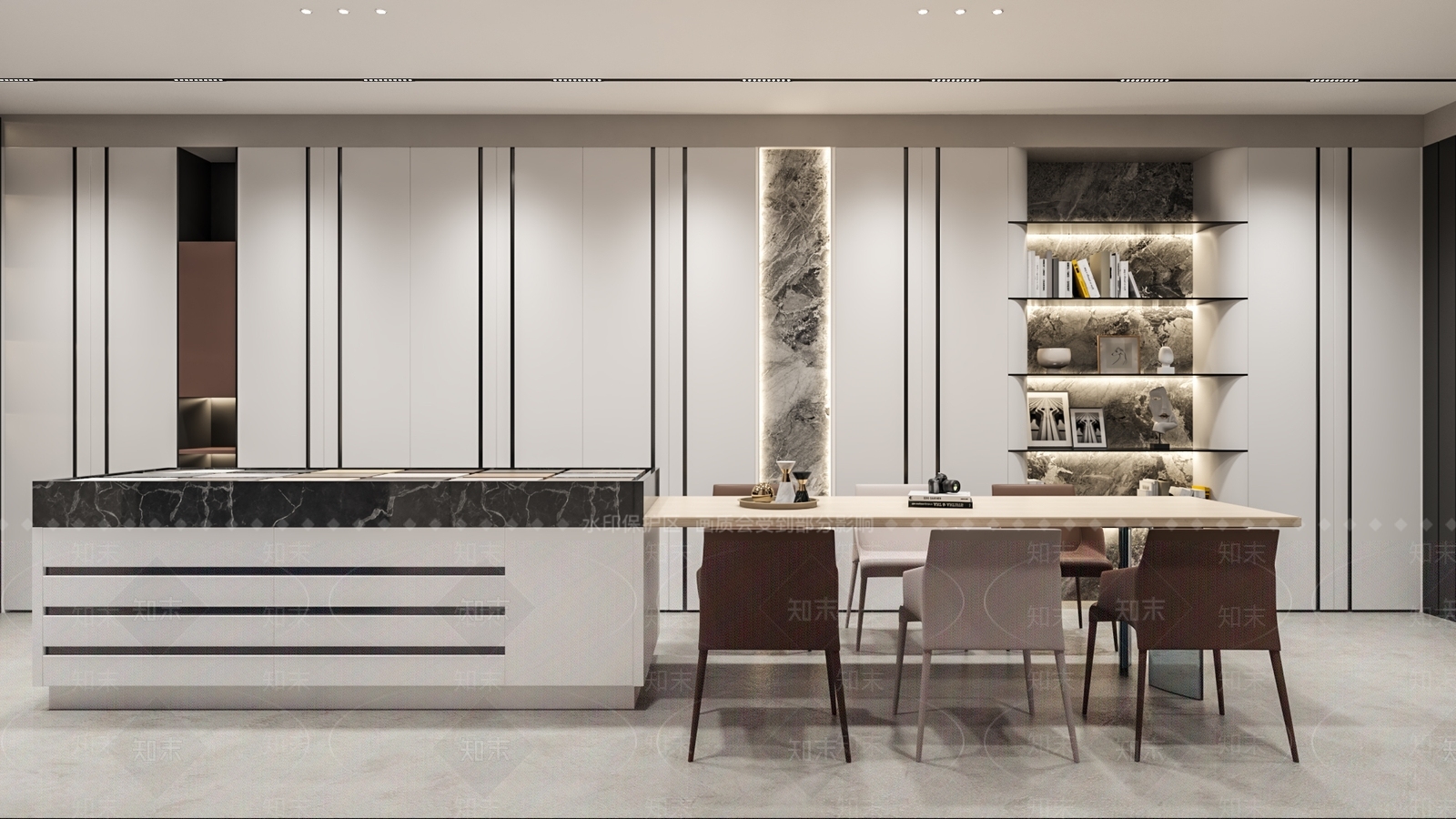 现代极简家居专卖店3D模型下载【ID:1189775136】