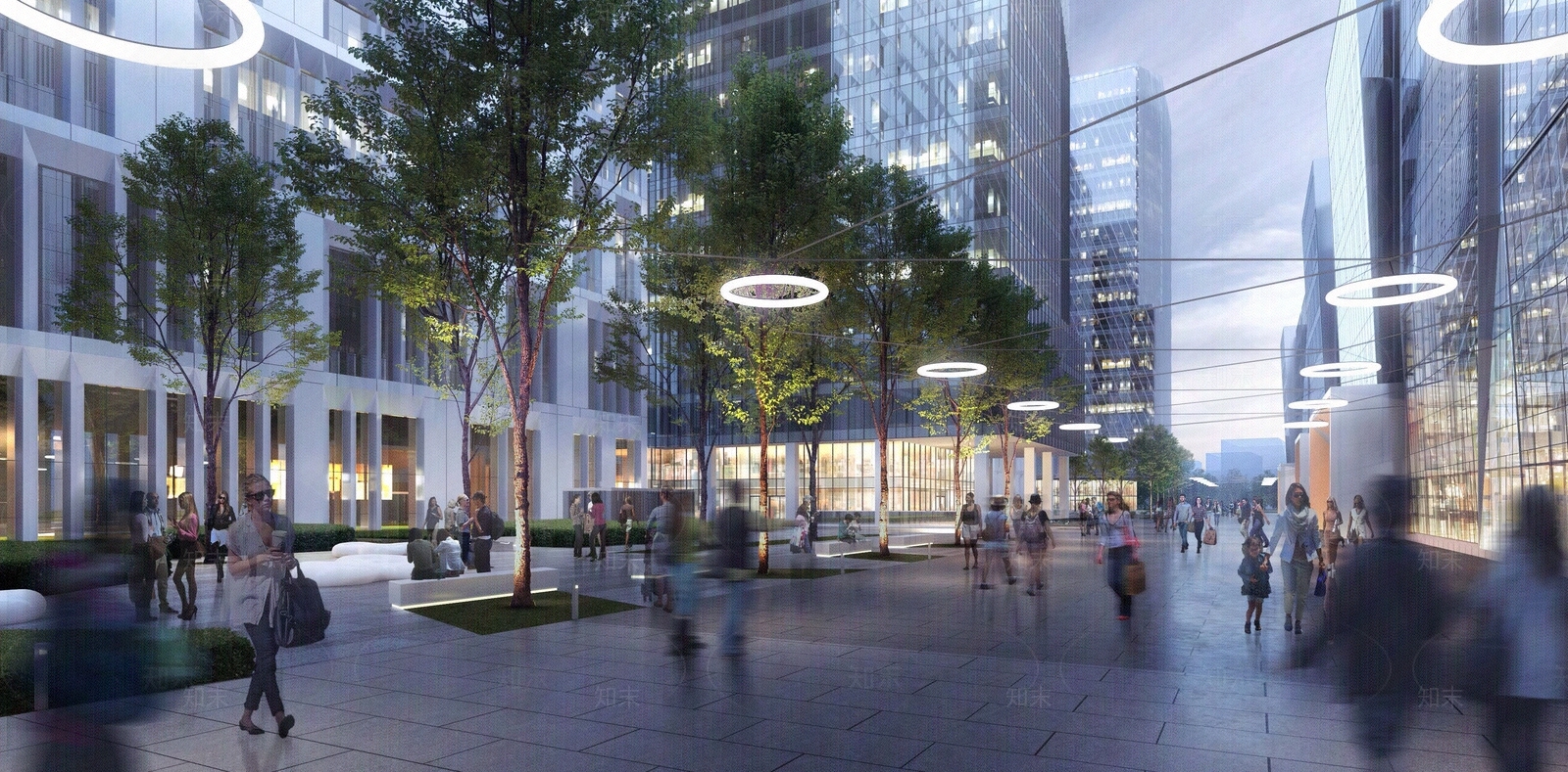 现代街道外景贴图下载【ID:1189779327】