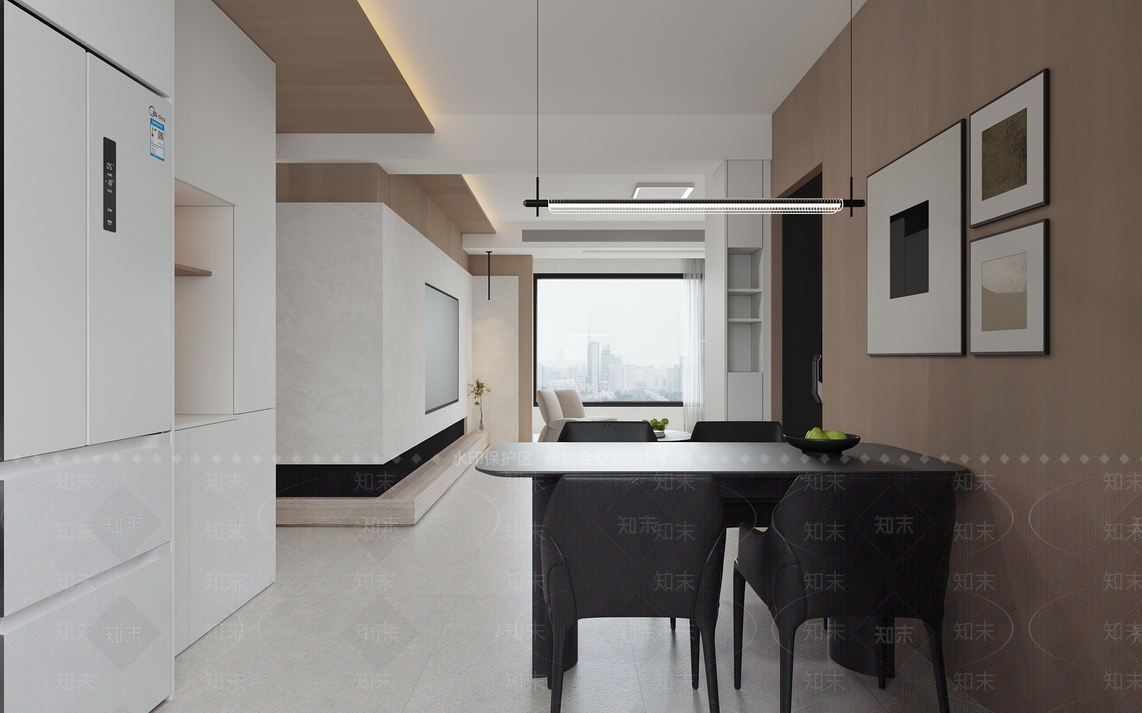 现代家居客厅3D模型下载【ID:1189779674】