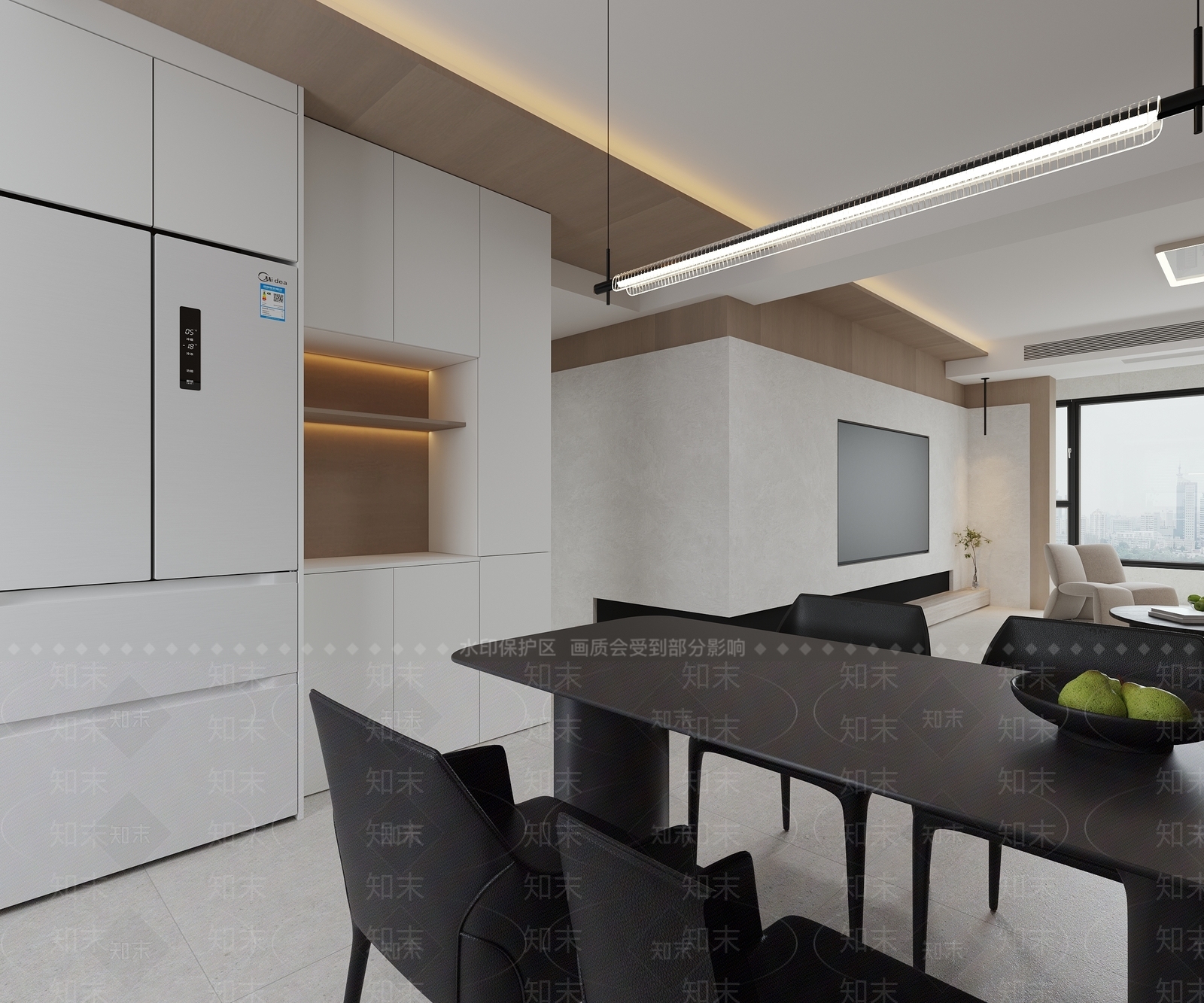 现代家居客厅3D模型下载【ID:1189779674】
