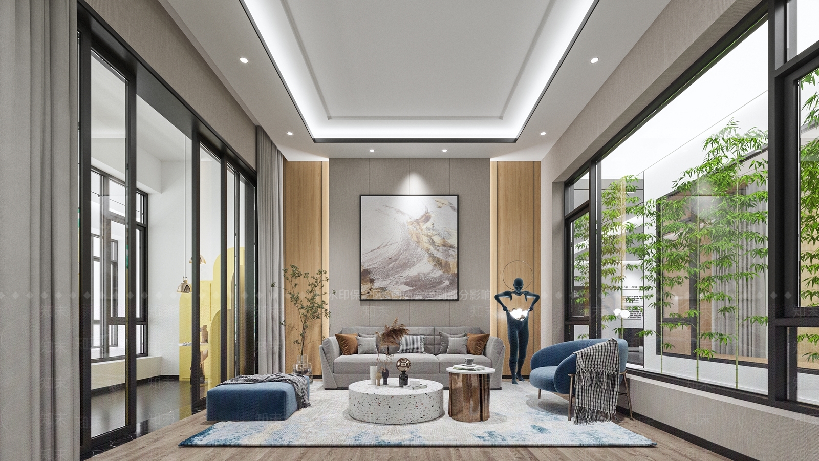 现代其他商业空间3D模型下载【ID:1189782415】