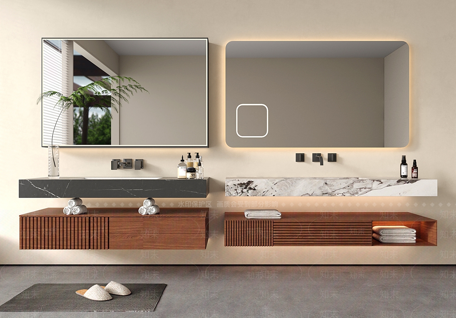 浴室柜3D模型下载【ID:1189787786】
