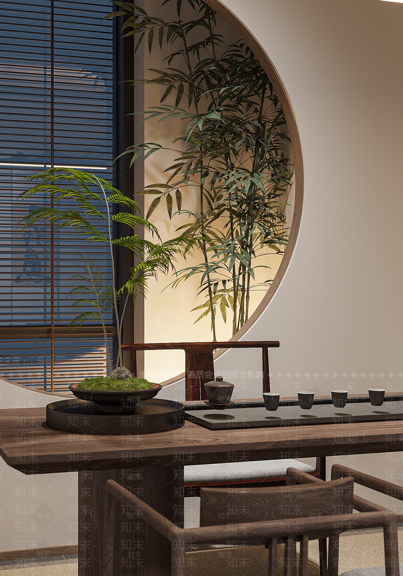 桌面艺术绿植盆栽3D模型下载【ID:1227437653】