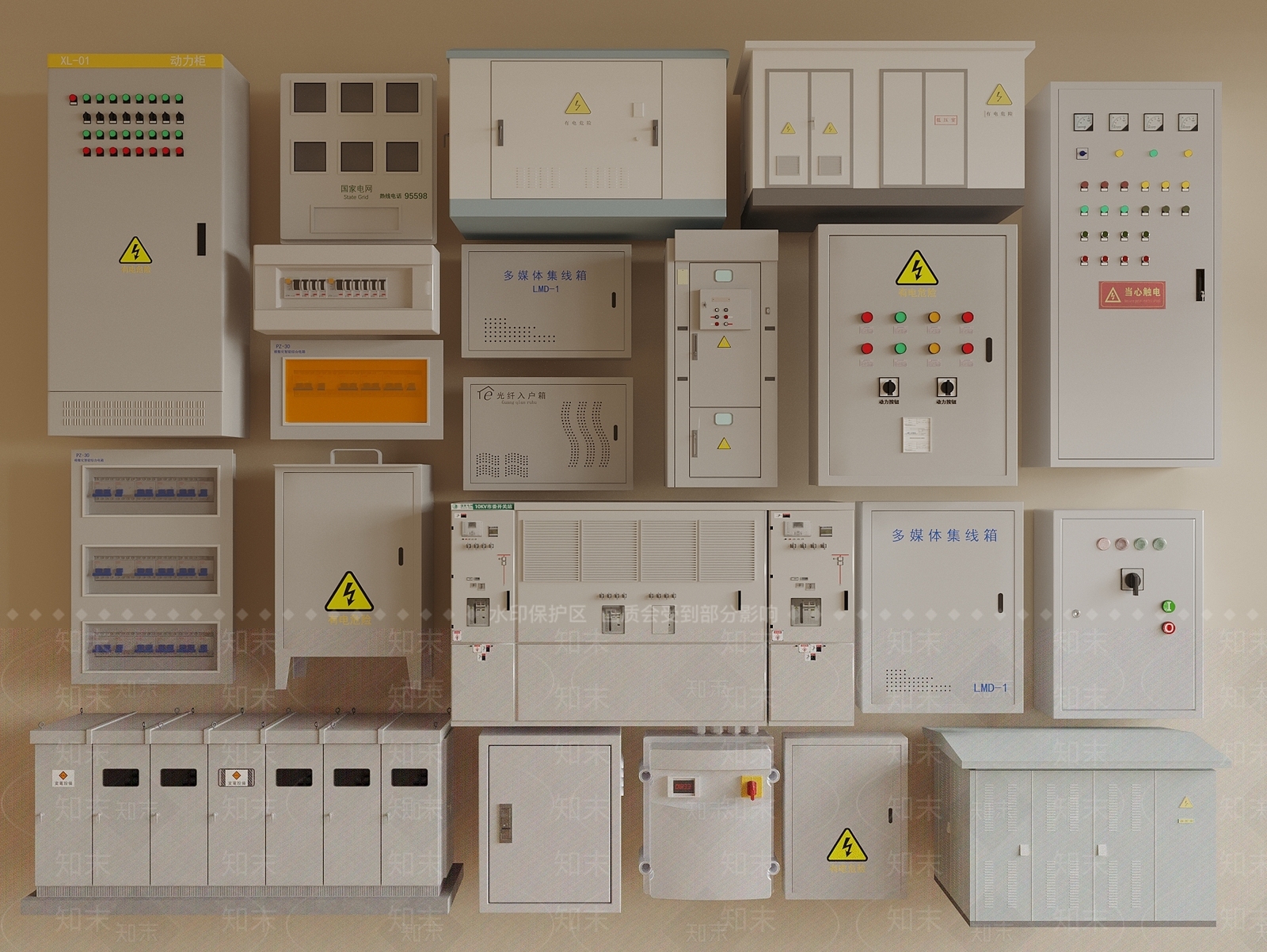 工业设备3D模型下载【ID:1189814909】