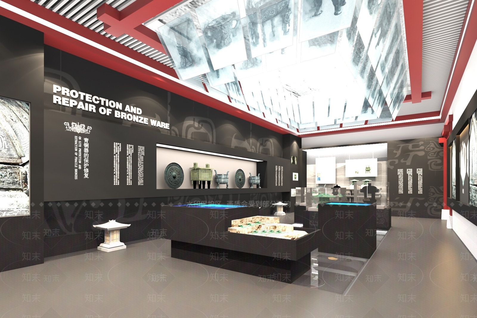 现代复古博物馆3D模型下载【ID:1189797084】