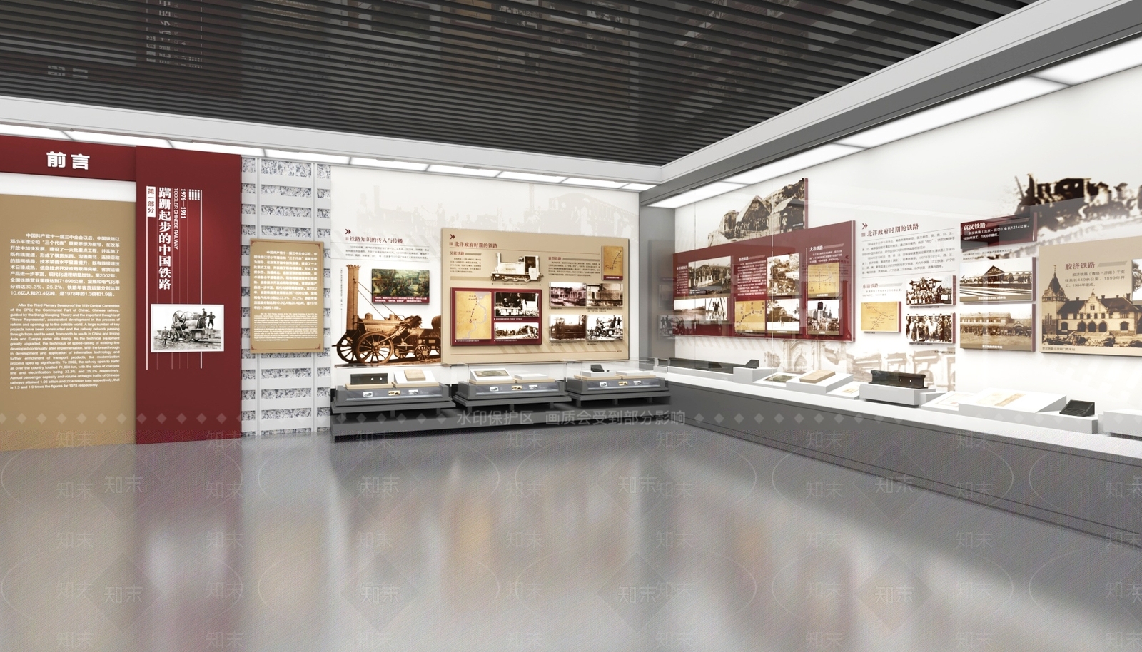 现代中式其他展厅3D模型下载【ID:1189797173】