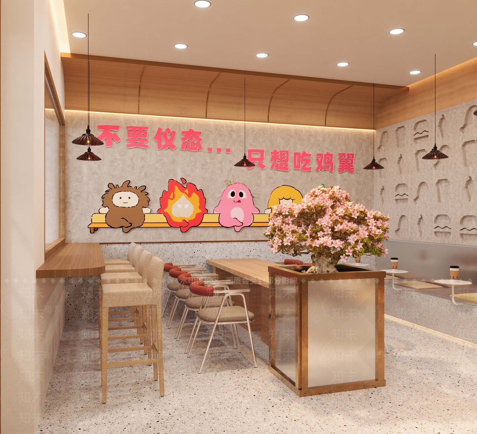 现代其他餐饮空间3D模型下载【ID:1189801425】