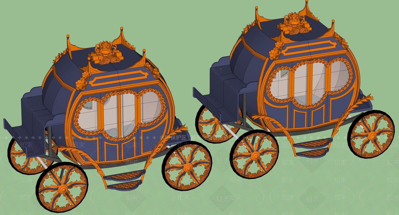 马车SU模型下载【ID:1189801164】