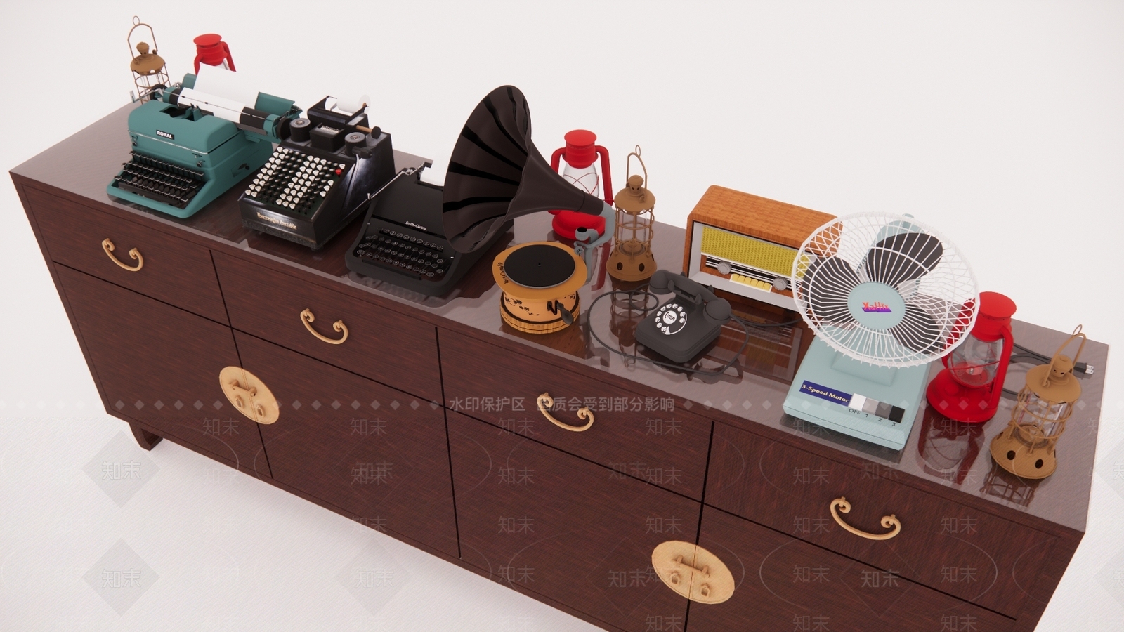 现代新中式家具展厅SU模型下载【ID:1189803633】