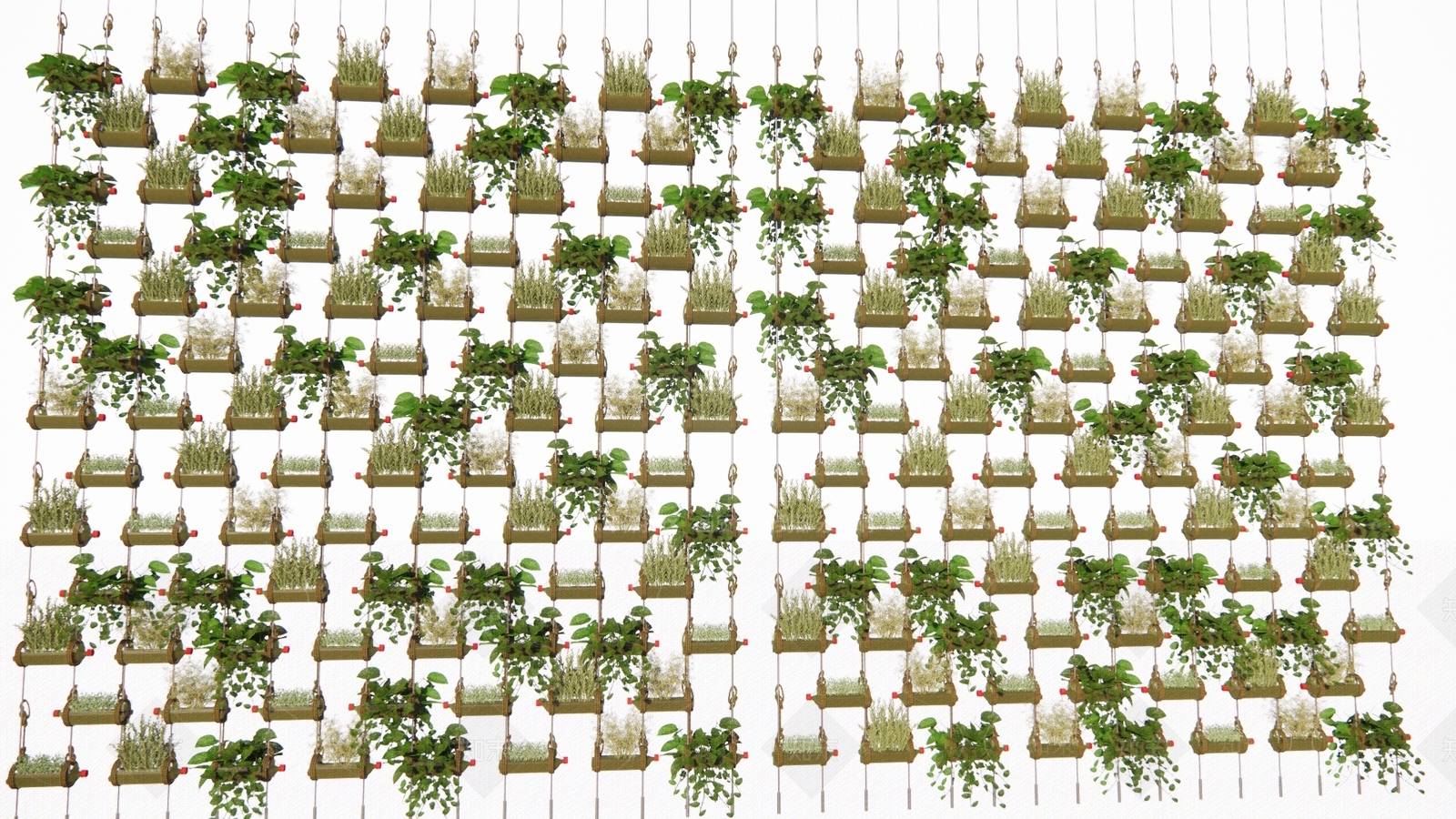 绿植墙SU模型下载【ID:1189804046】