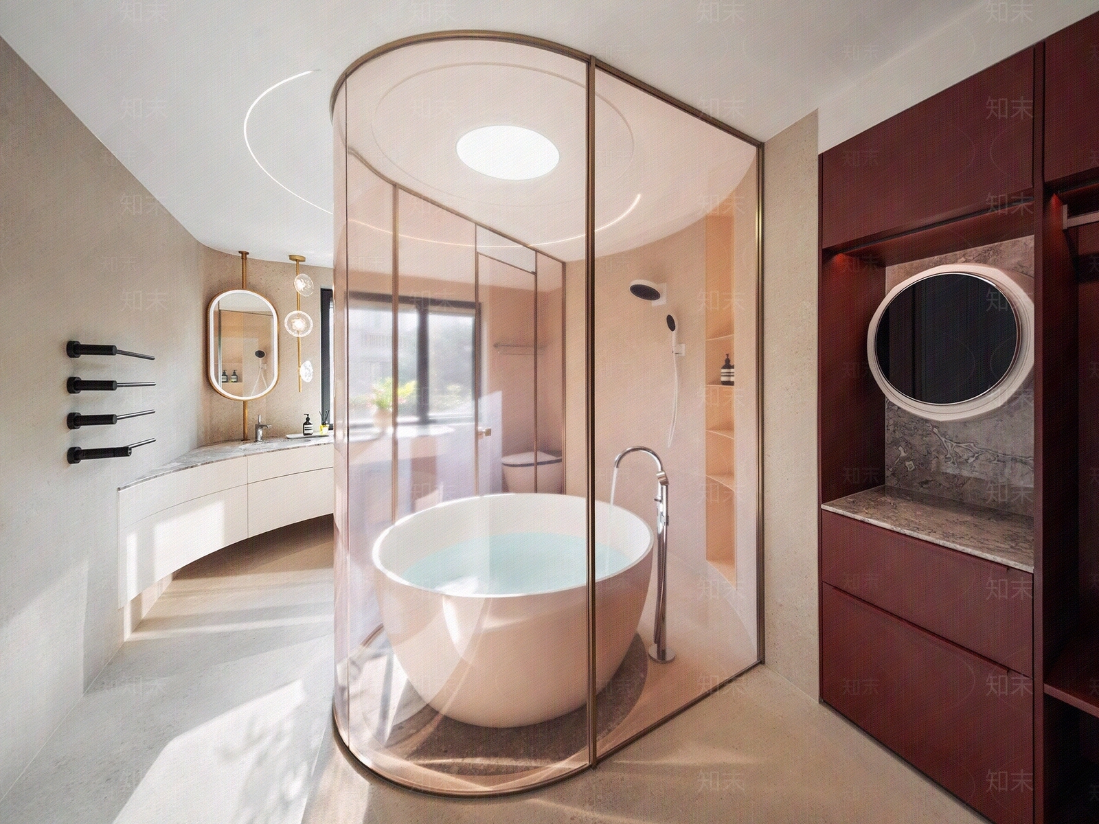 轻奢现代卫生间贴图下载【ID:1189816855】