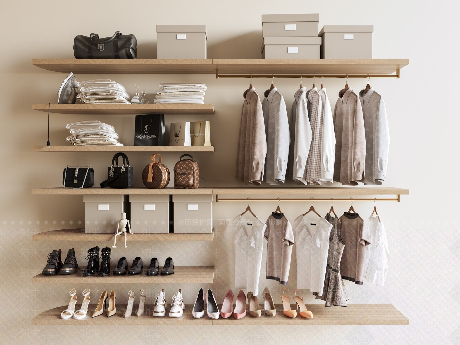 衣服SU模型下载【ID:1189817498】
