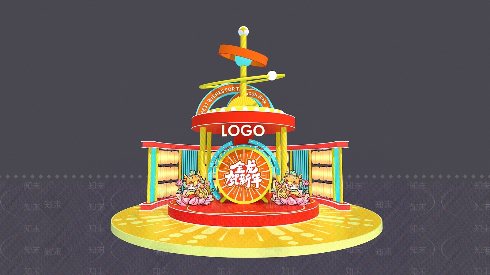 新中式中式橱窗3D模型下载【ID:1189818347】