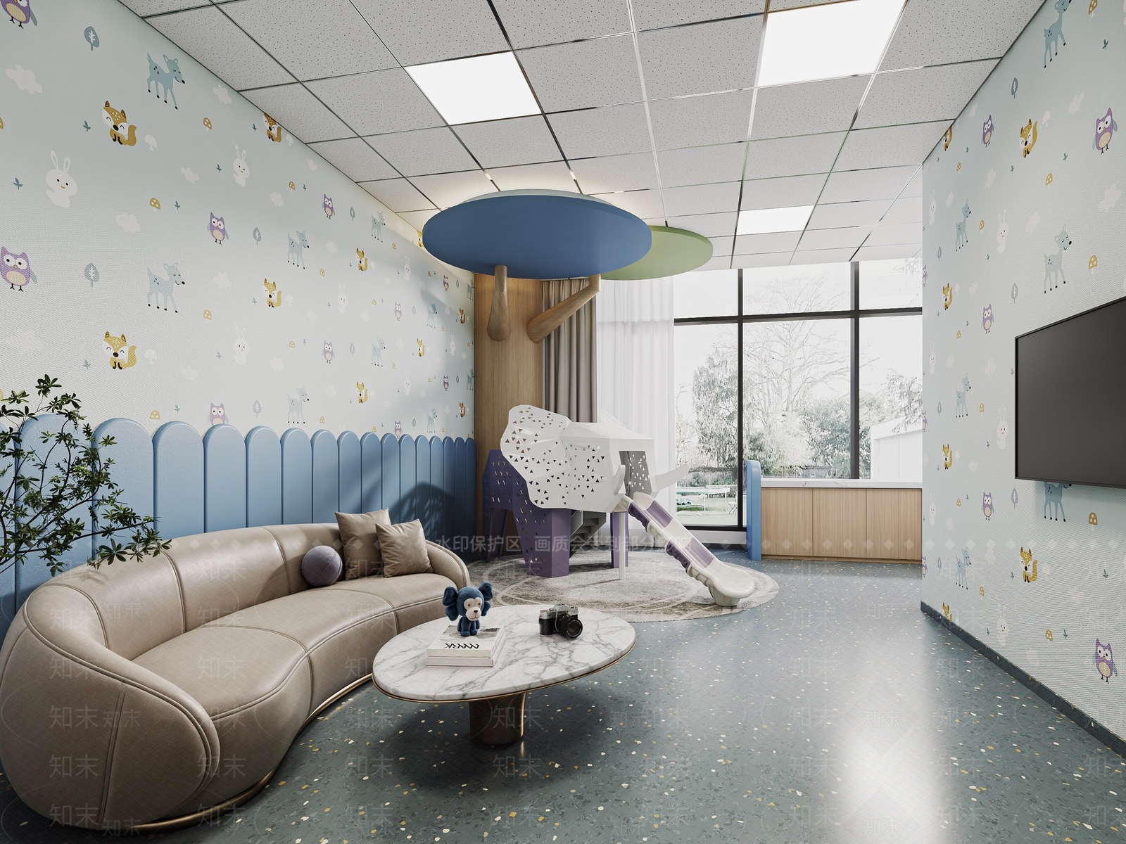 现代母婴室3D模型下载【ID:1189818847】