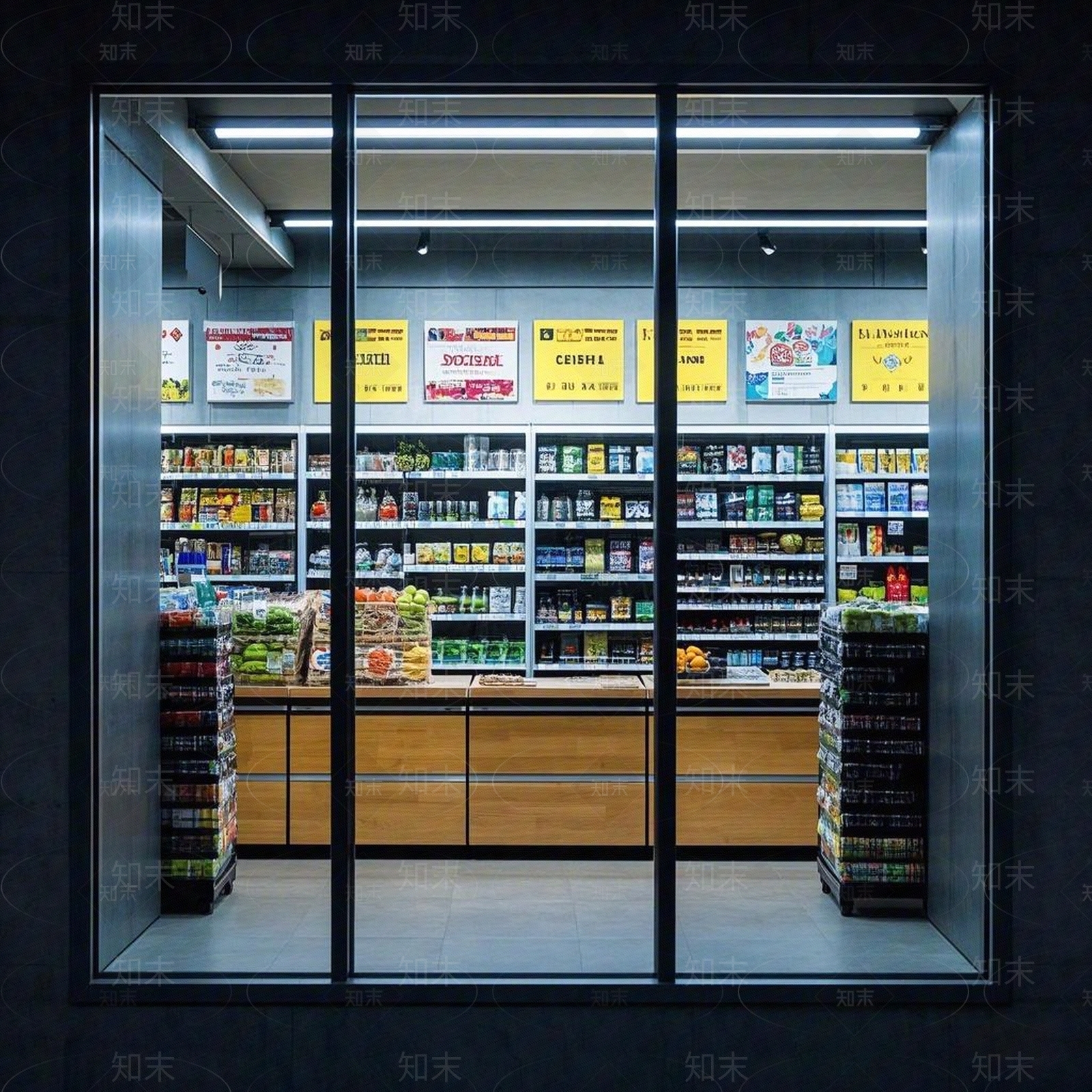 现代商铺贴图下载【ID:1189819614】