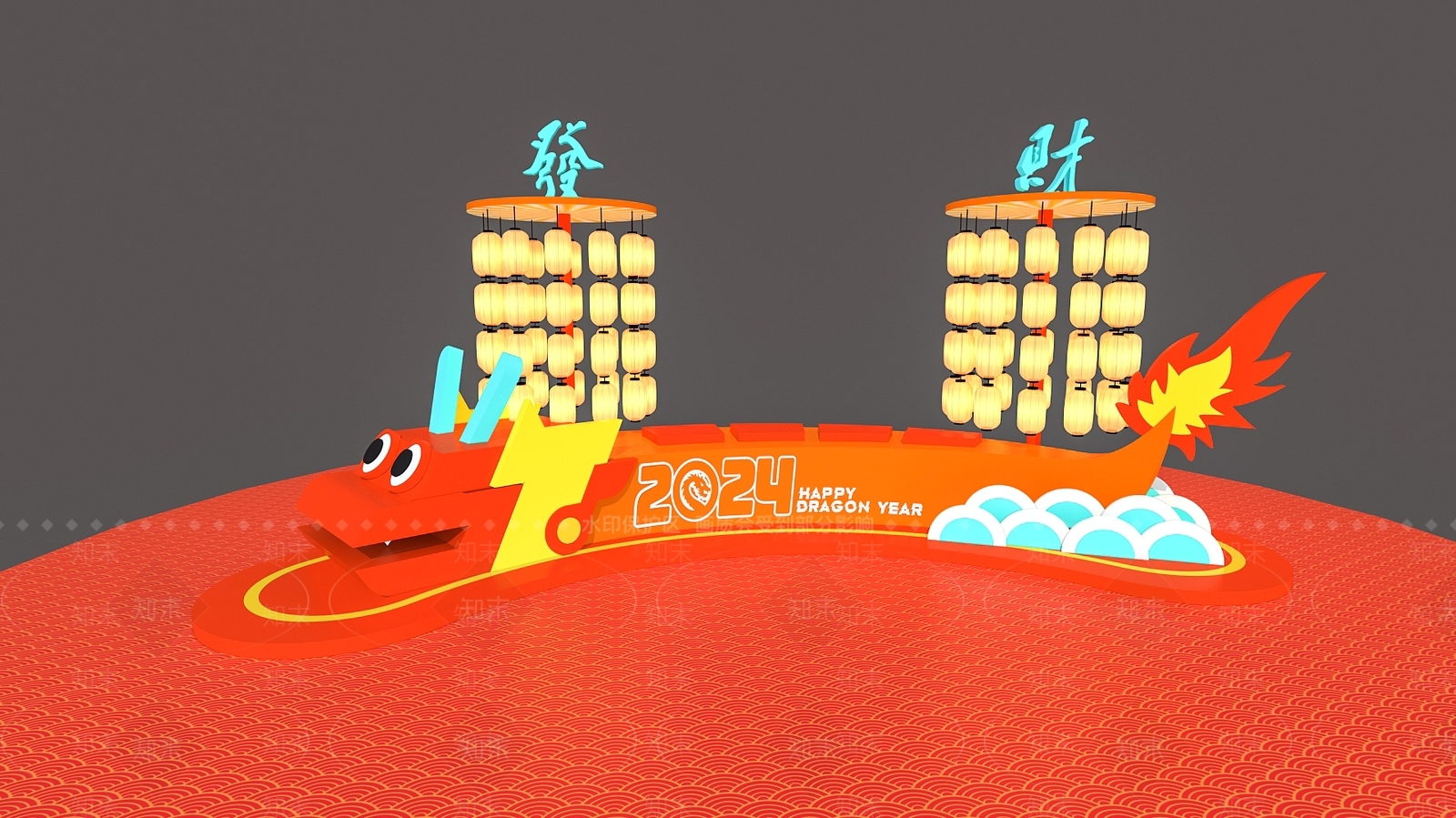 新中式中式橱窗3D模型下载【ID:1189820382】