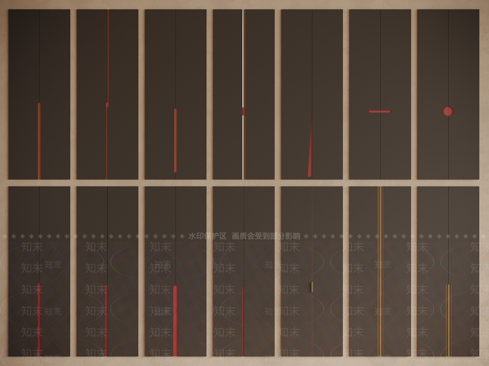 意式轻奢其他门SU模型下载【ID:1189825055】
