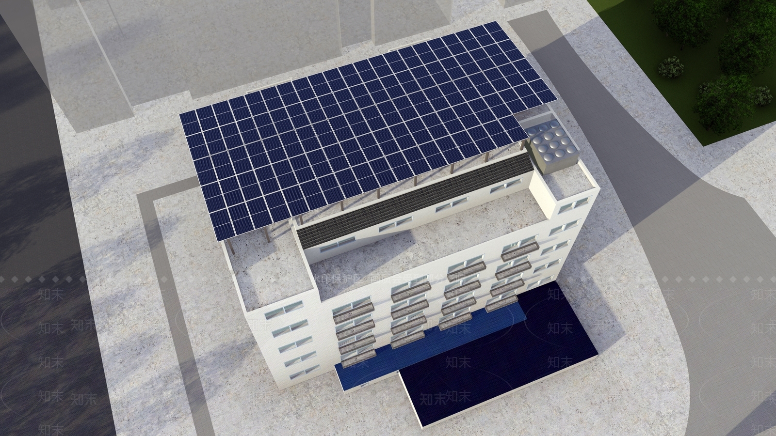 现代办公楼SU模型下载【ID:1189828788】