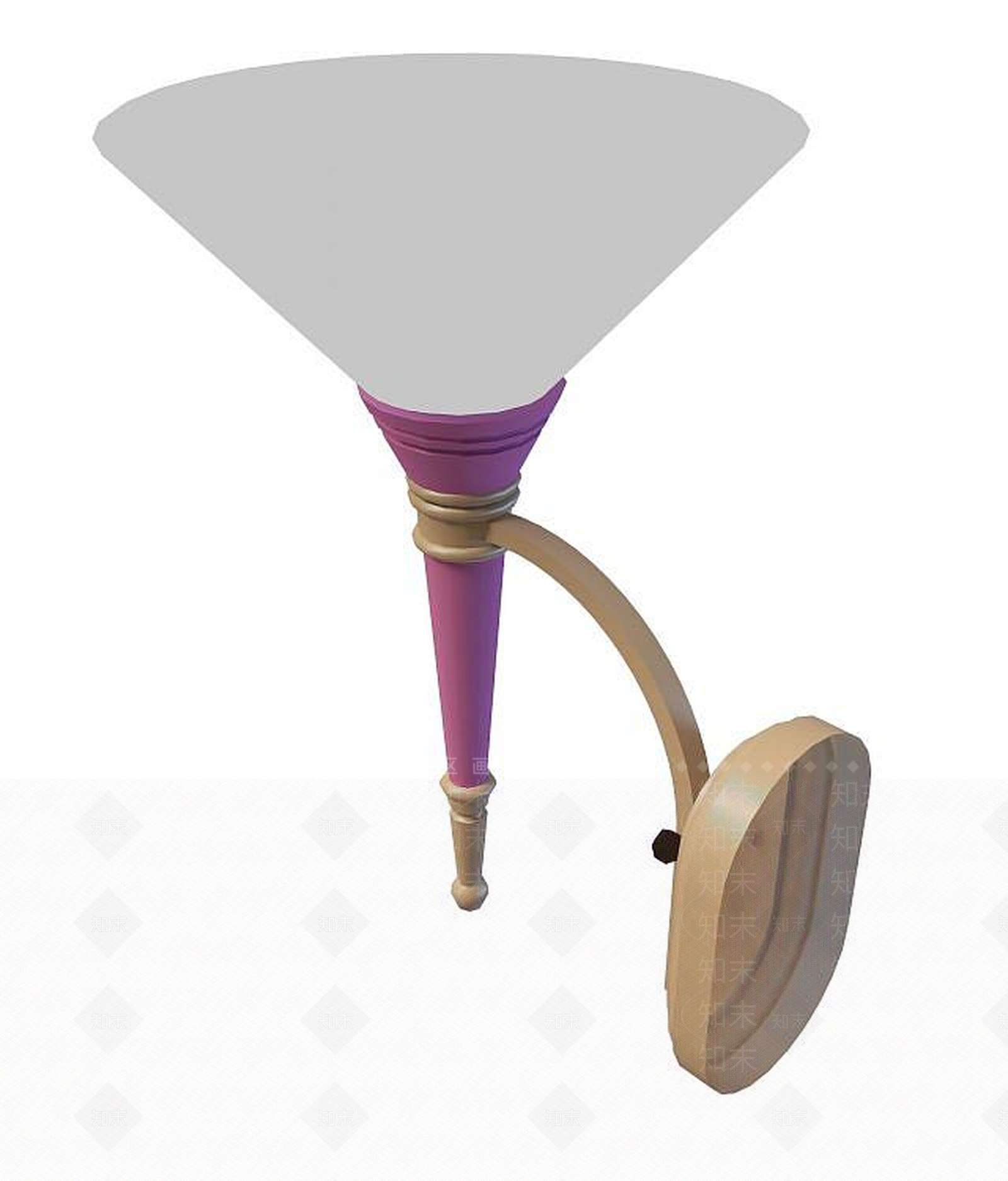 现代简约壁灯3D模型下载【ID:1189829480】