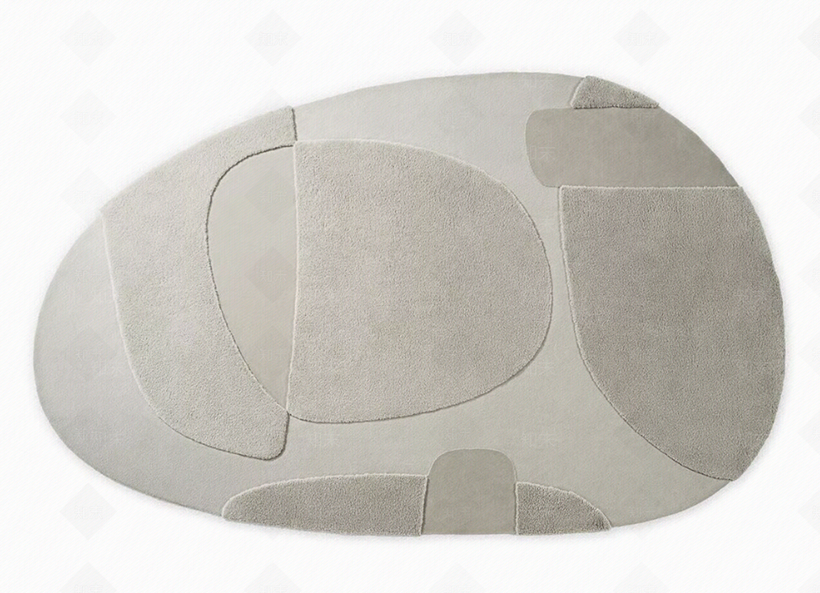 现代圆形地毯贴图下载【ID:1189831837】